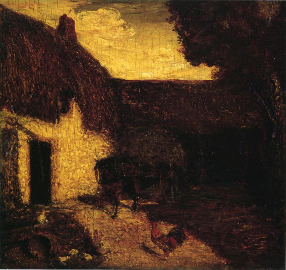 The Barnyard (1874) - Albert Pinkham Ryder Tablo