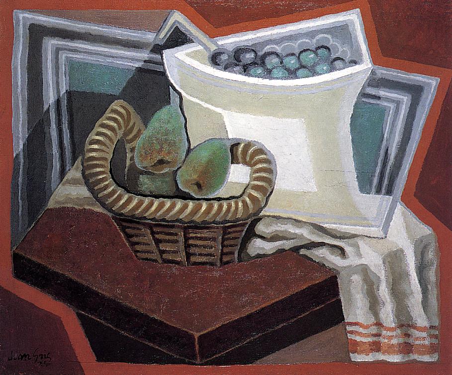 The Basket of Pears (1925) - Juan Gris Tablo