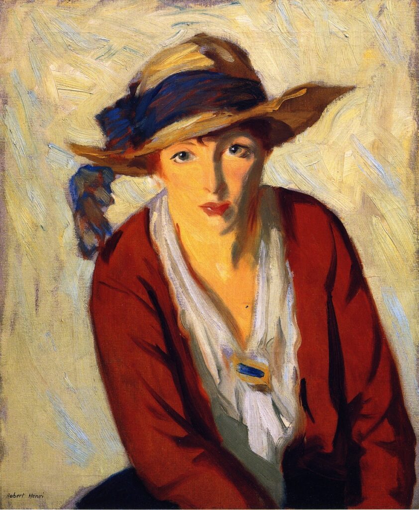 The Beach Hat (1914) - Robert Henri Tablo