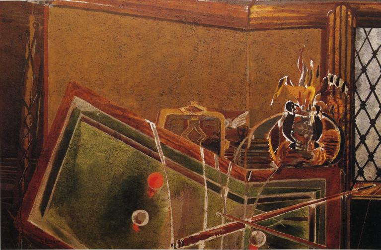 The Billiard Table (1944) - Georges Braque Tablo