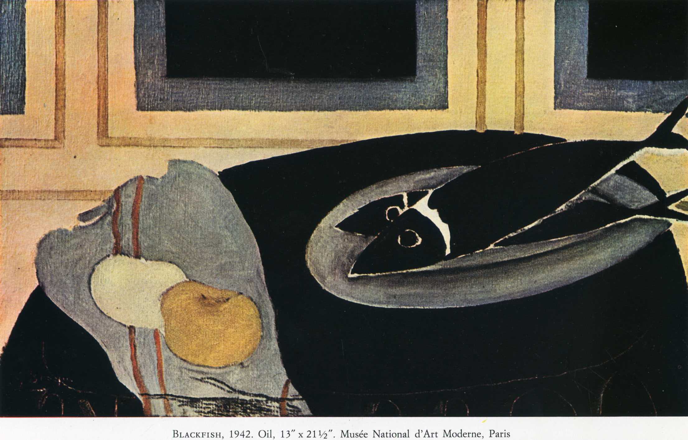 The Black Fish (1942) - Georges Braque Tablo