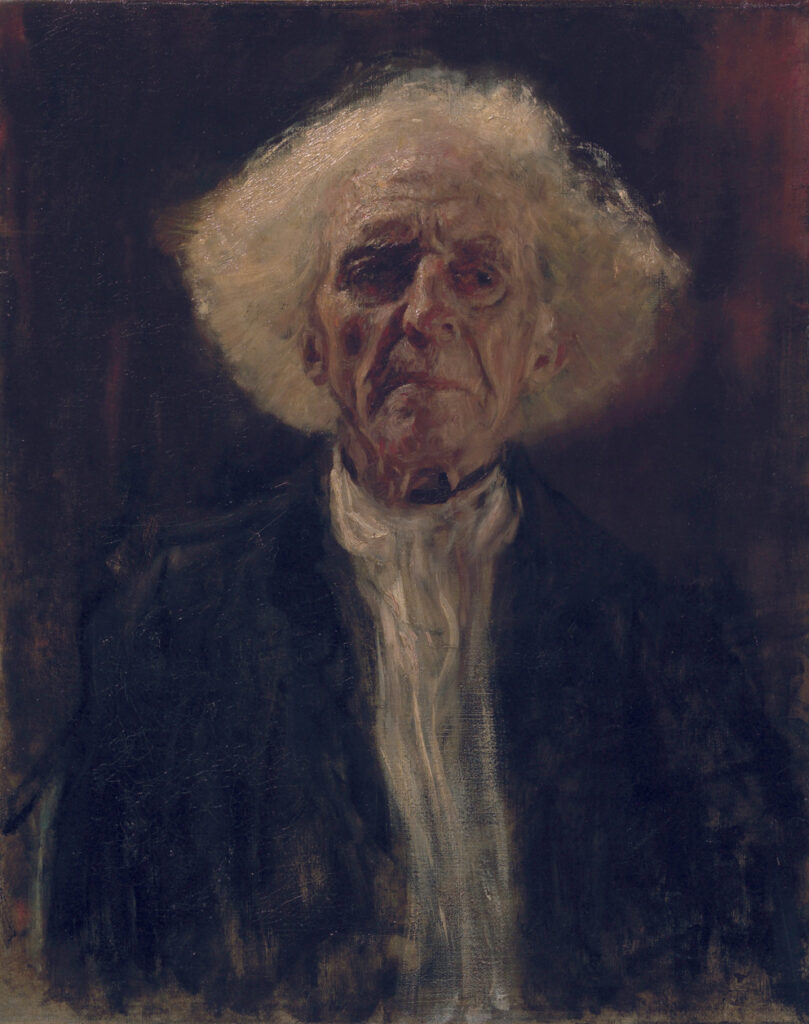 The Blind Man (1896) - Gustav Klimt Tablo