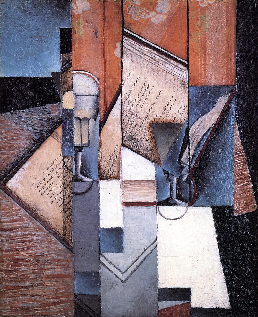 The Book (1913) - Juan Gris Tablo