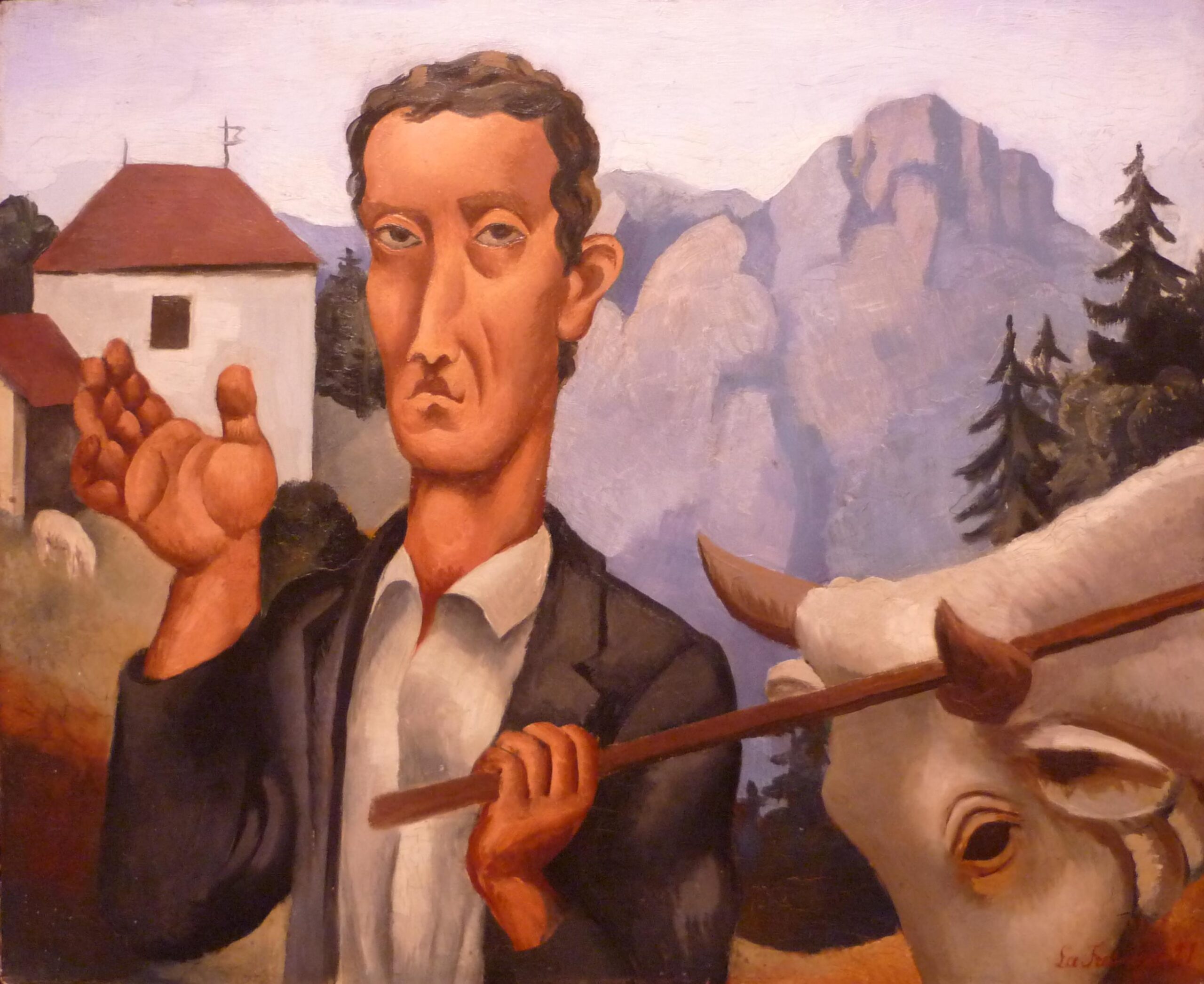 The Bouvier - Roger de La Fresnaye Tablo