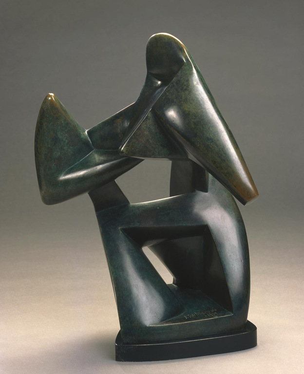 The Boxers (La Lutte) (1914) - Olexandr Archipenko Tablo
