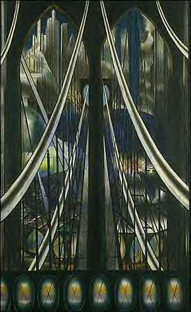 The Bridge (1920) - Joseph Stella Tablo