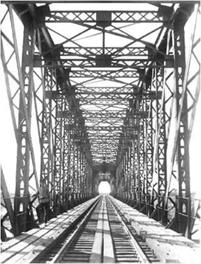 The Bridge across Rioni River (1910) - David Kakabadze Tablo
