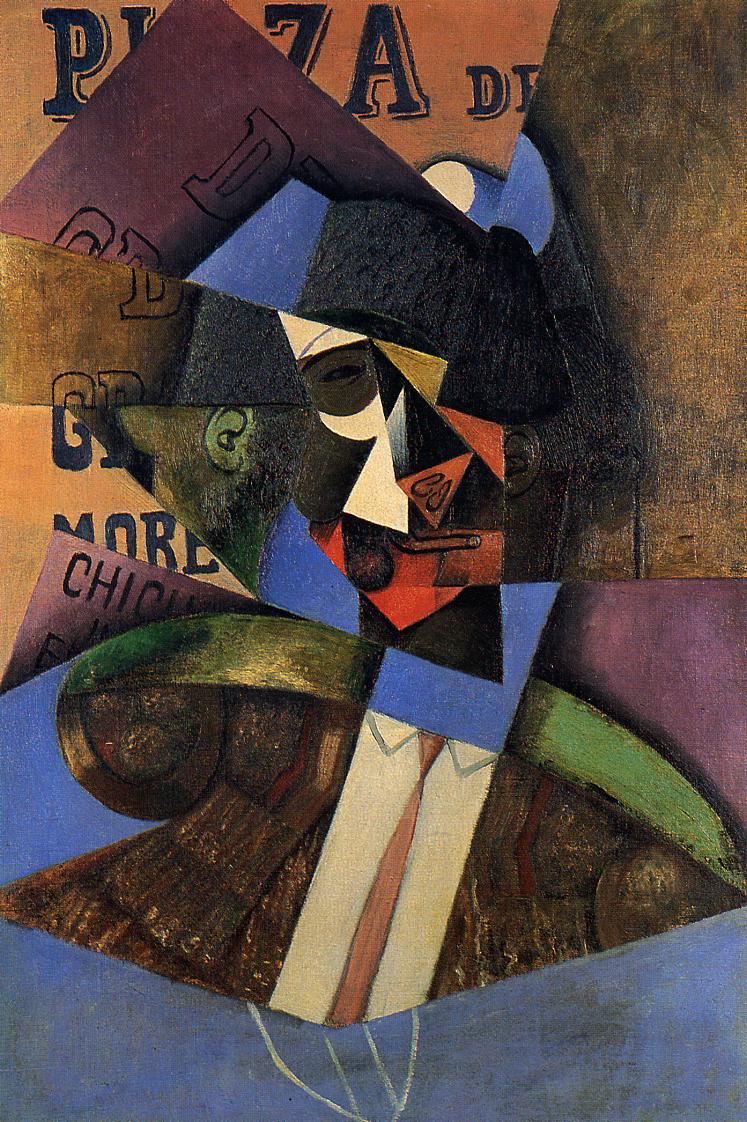 The Bull Fighter (1913) - Juan Gris Tablo