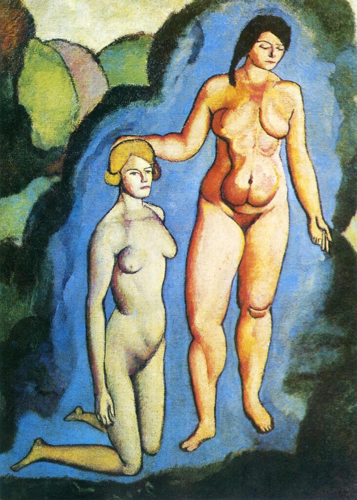 The Bush (1911) - Marcel Duchamp Tablo