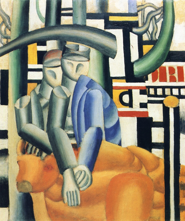 The Butcher Shop (1921) - Fernand Léger Tablo
