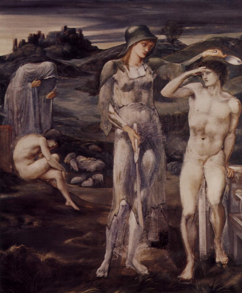 The Calling of Perseus (1877) - Edward Burne-Jones Tablo