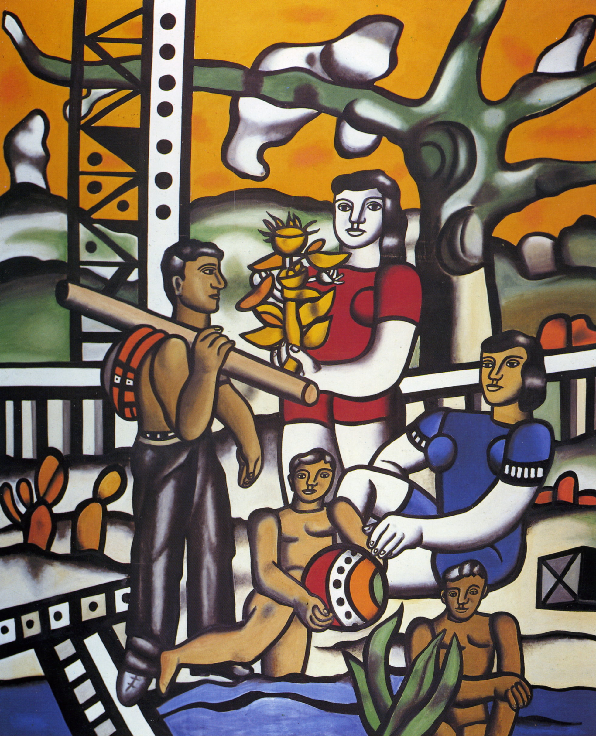 The Camper (1954) - Fernand Léger Tablo