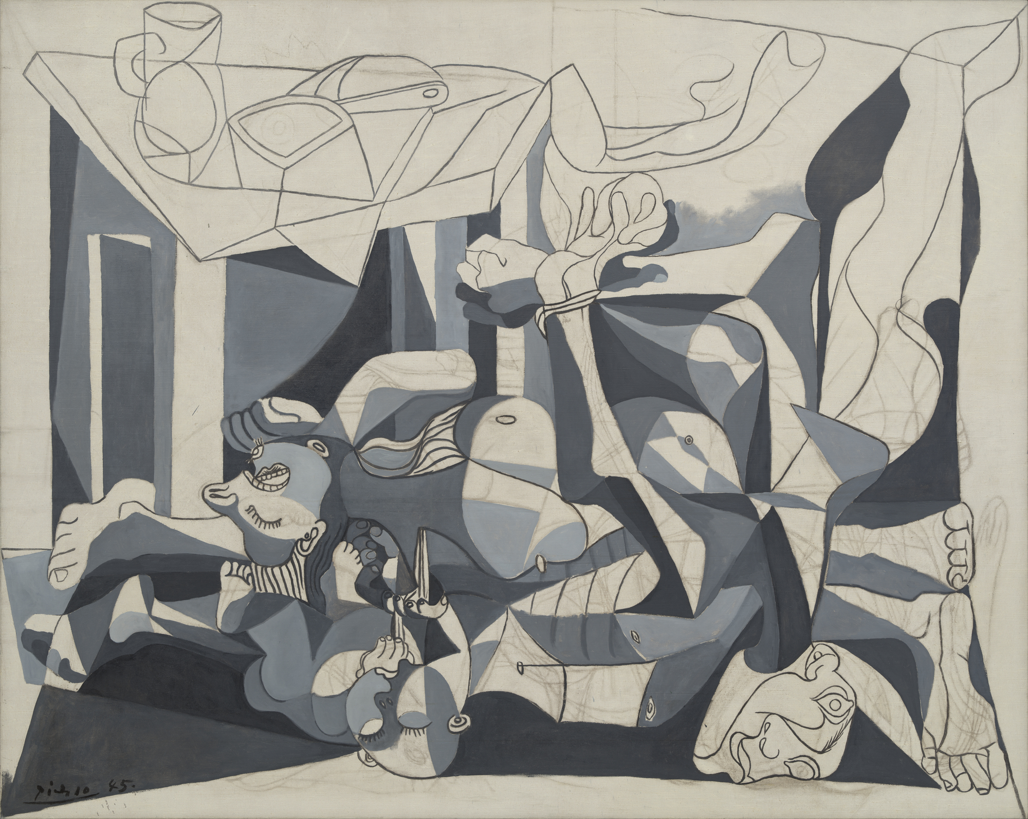The Charnel House (1944) - Pablo Picasso Tablo