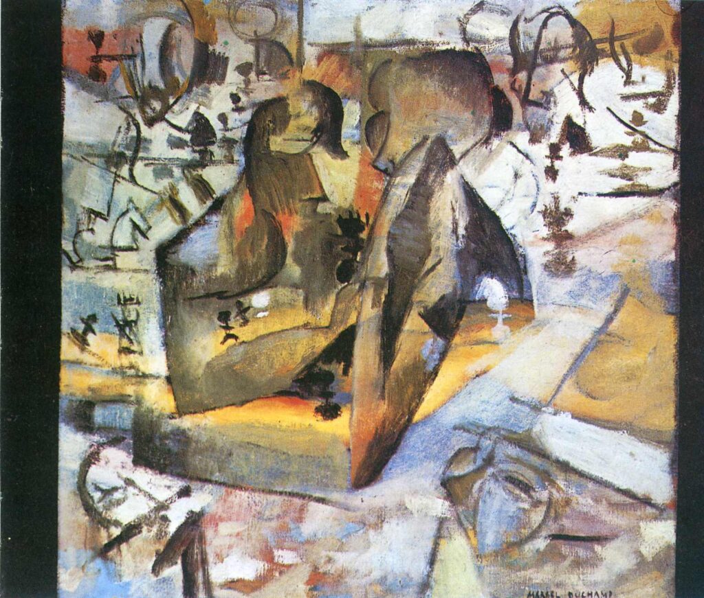 The Chess Players (1911) - Marcel Duchamp Tablo