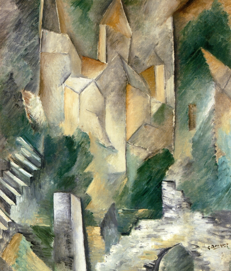 The Church of Carrières Saint Denis (1909) - Georges Braque Tablo