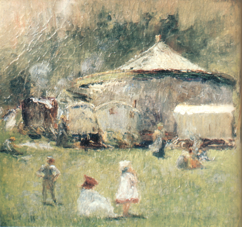 The Circus Encampment (1901) - Sarah Purser Tablo