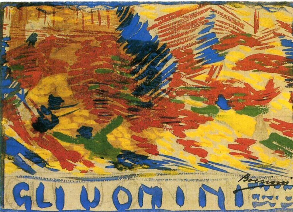 The City Rises - Umberto Boccioni Tablo