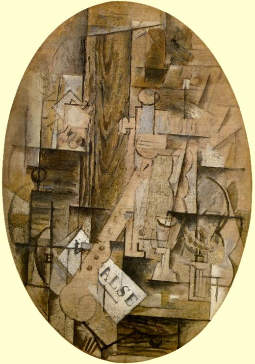 The Clarinet Valse (1912) - Georges Braque Tablo