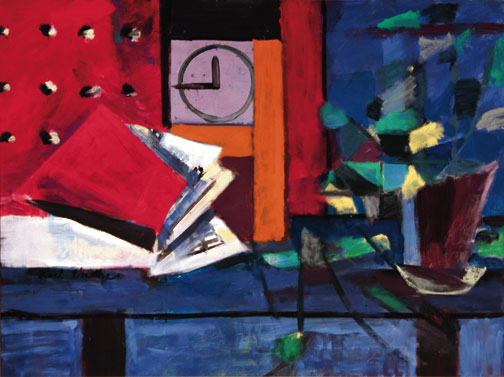 The Clock (1951) - Karl Knaths Tablo