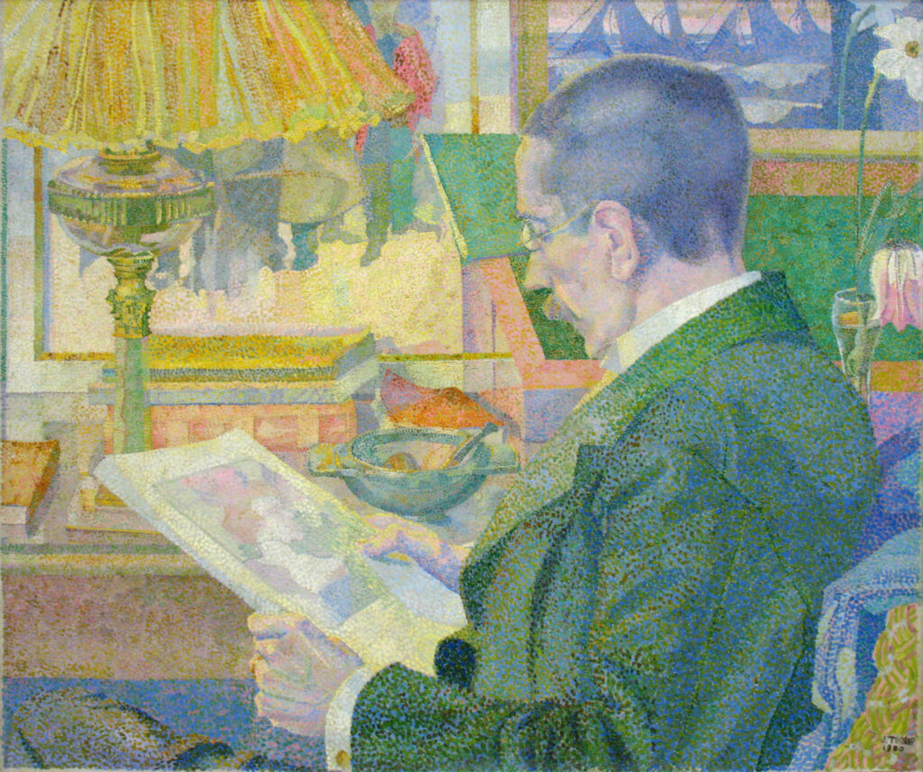 The Connoisseur of Prints (dr. Aegidius Timmermann) (1900) - Jan Toorop Tablo