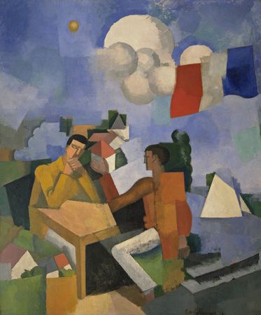 The Conquest of the Air (1913) - Roger de La Fresnaye Tablo