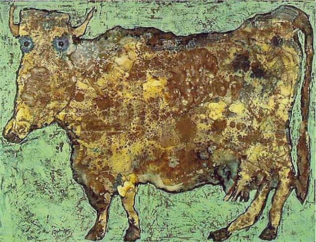 The Cow With The Subtle Nose (1954) – Jean Dubuffet Tablo