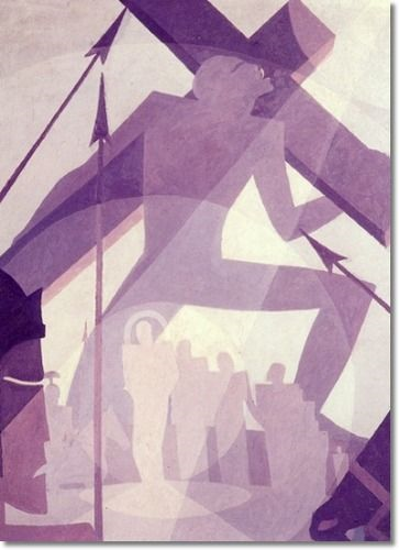 The Crucifixion (1927) – Aaron Douglas Tablo