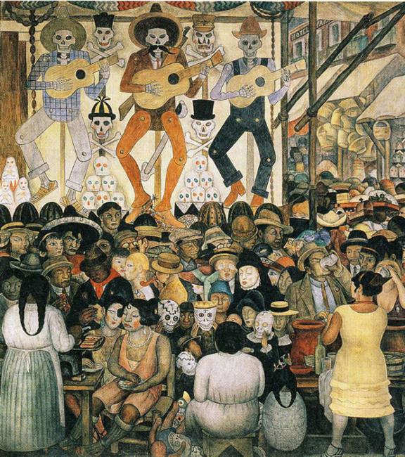 The Day of the Dead (1924) – Diego Rivera Tablo