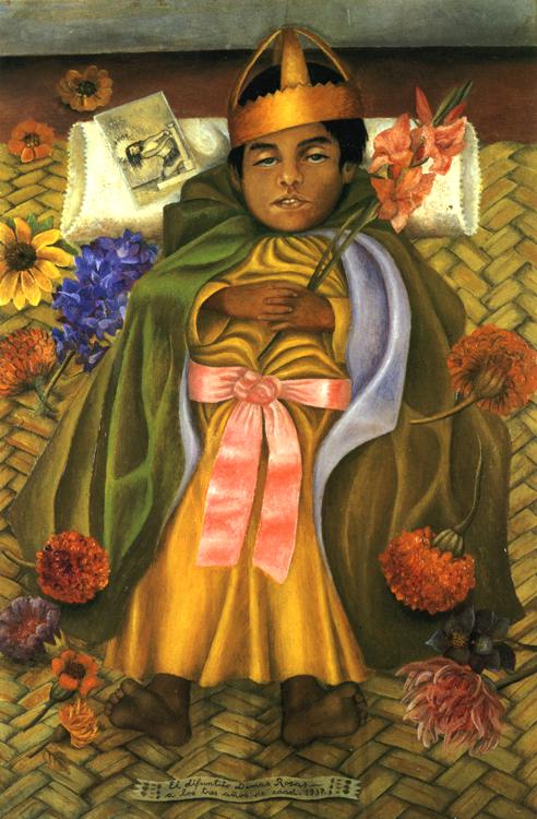 The Deceased Dimas (1937) – Frida Kahlo Tablo