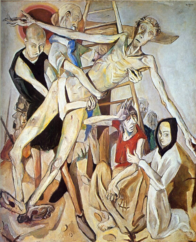The Descent from the Cross (1917) - Max Beckmann Tablo