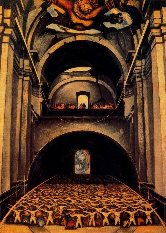 The Devil in Church (1947) – David Alfaro Siqueiros Tablo