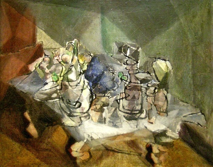 The Dining Table (1912) - Jacques Villon Tablo