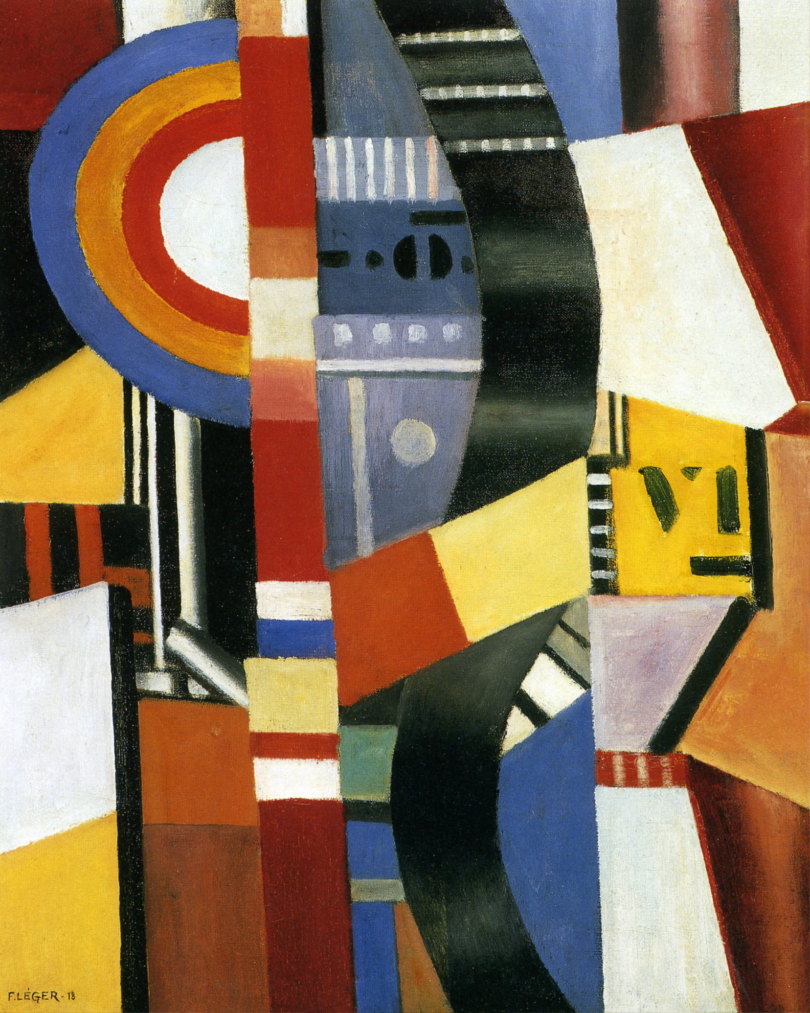 The Disc (1918) - Fernand Léger Tablo