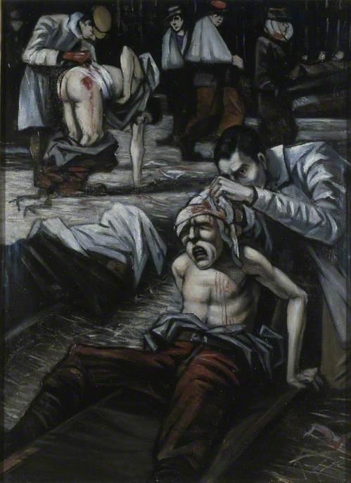 The Doctor (1916) - C. R. W. Nevinson Tablo