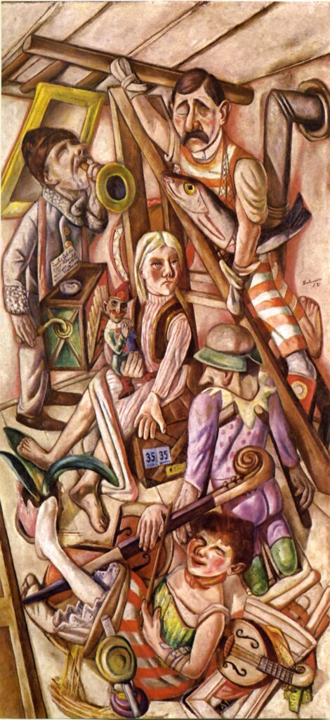 The Dream (1921) - Max Beckmann Tablo