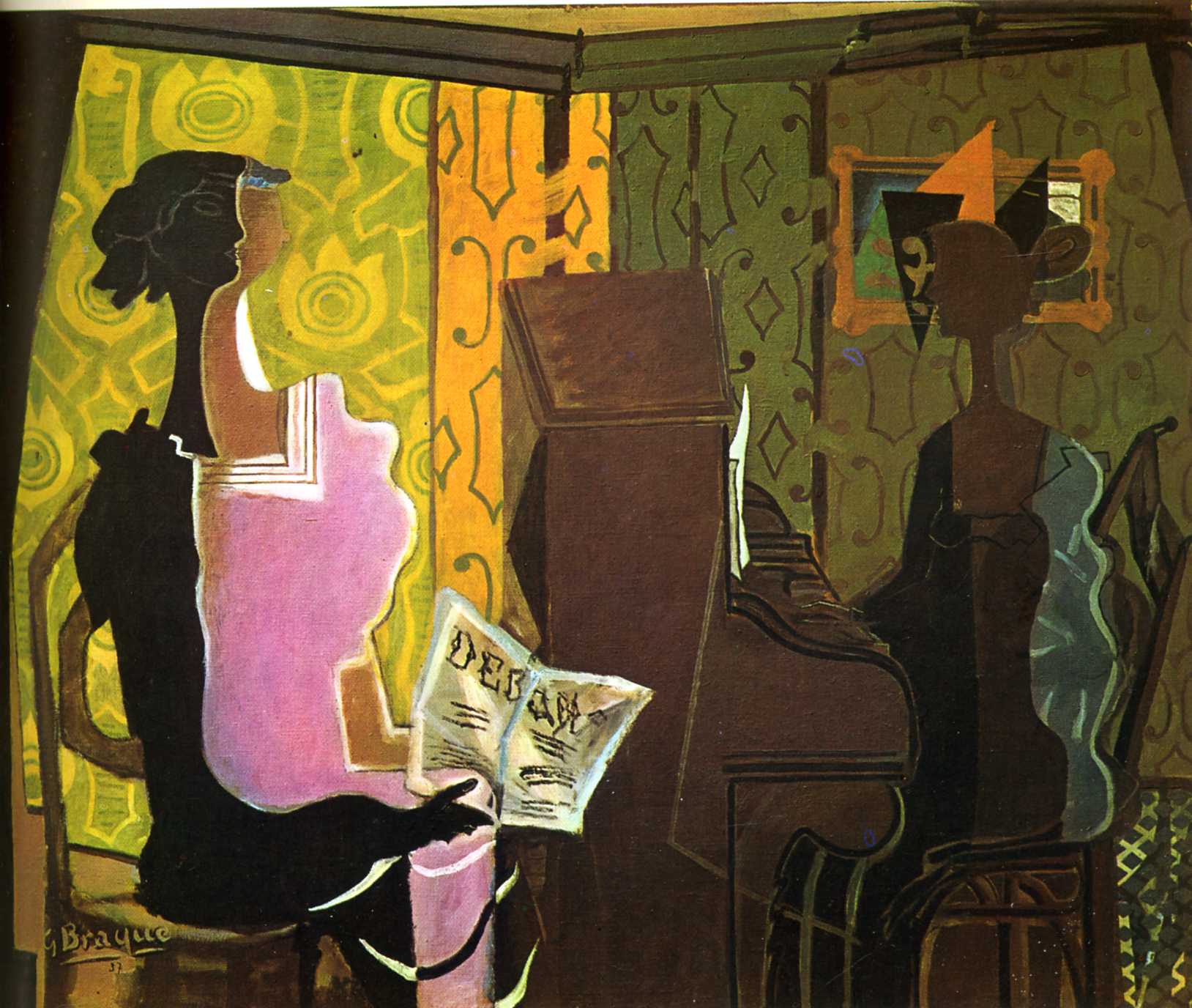 The Duet (1937) - Georges Braque Tablo