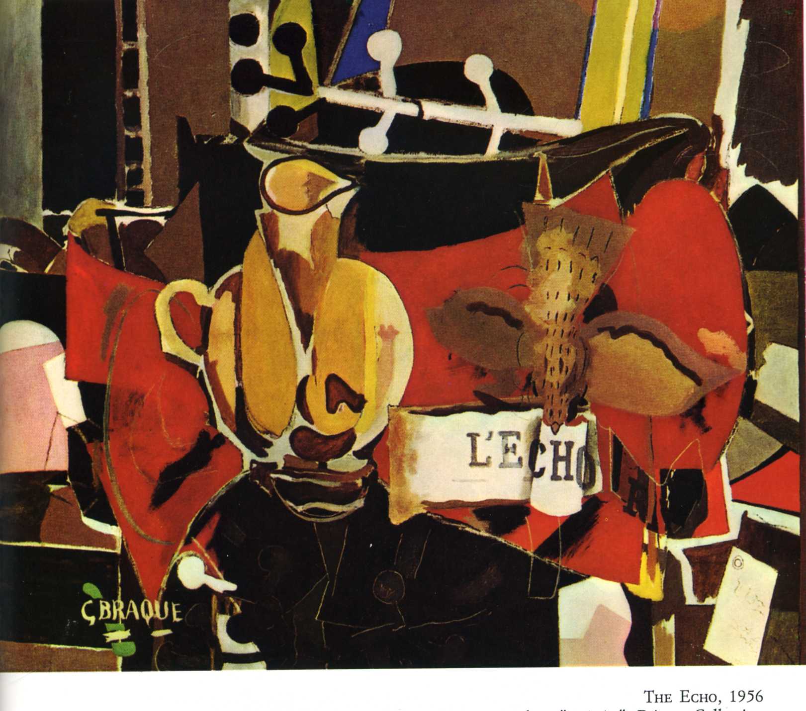 The Echo (1954) - Georges Braque Tablo