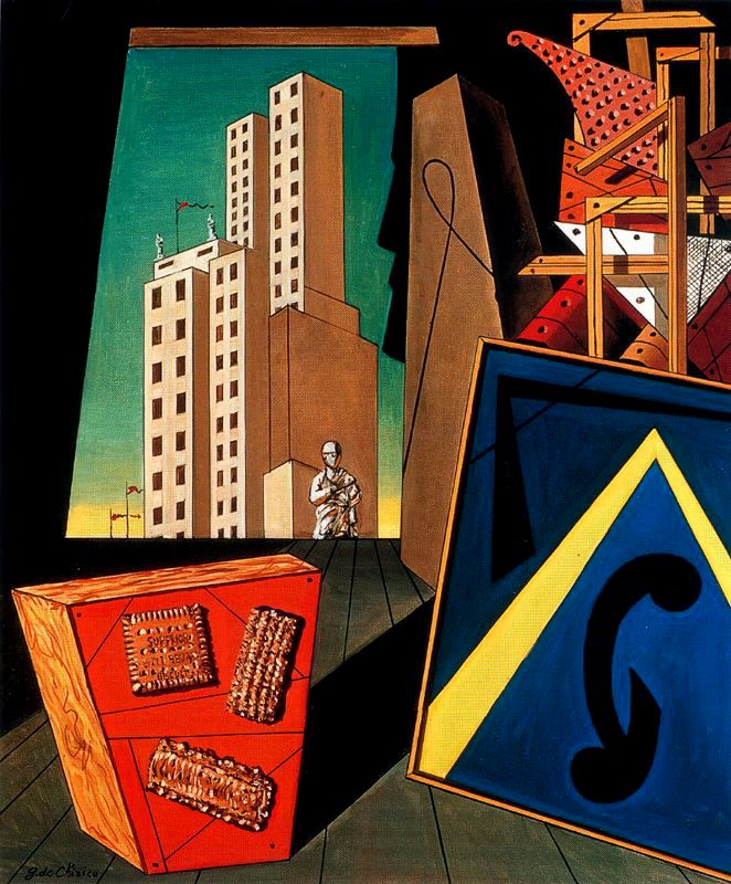 The Evangelical still life (1956) – Giorgio de Chirico Tablo