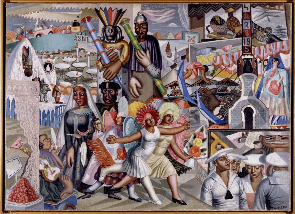 The Fair (1927) - Maruja Mallo Tablo