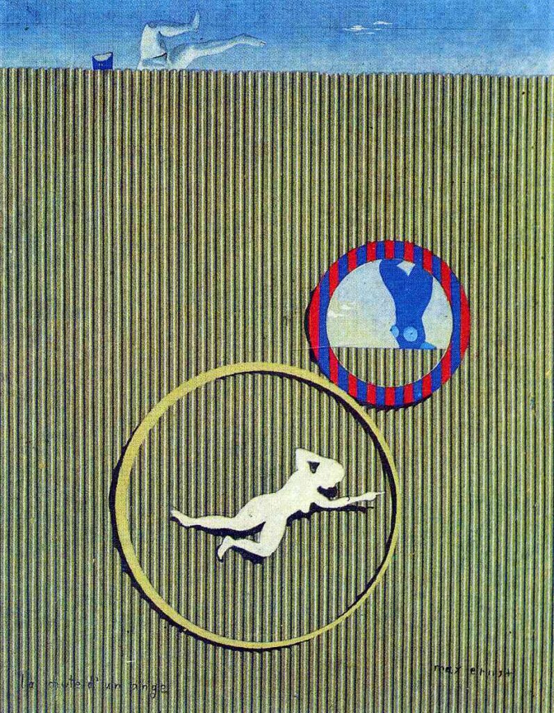 The Fall of an Angel - Max Ernst Tablo