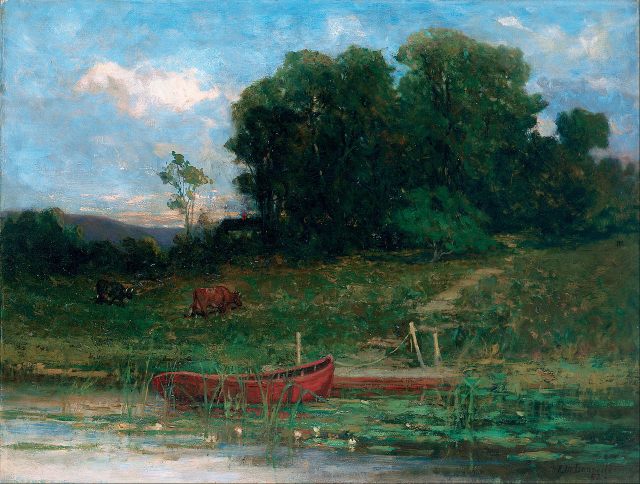 The Farm Landing (1892) - Edward Mitchell Bannister Tablo