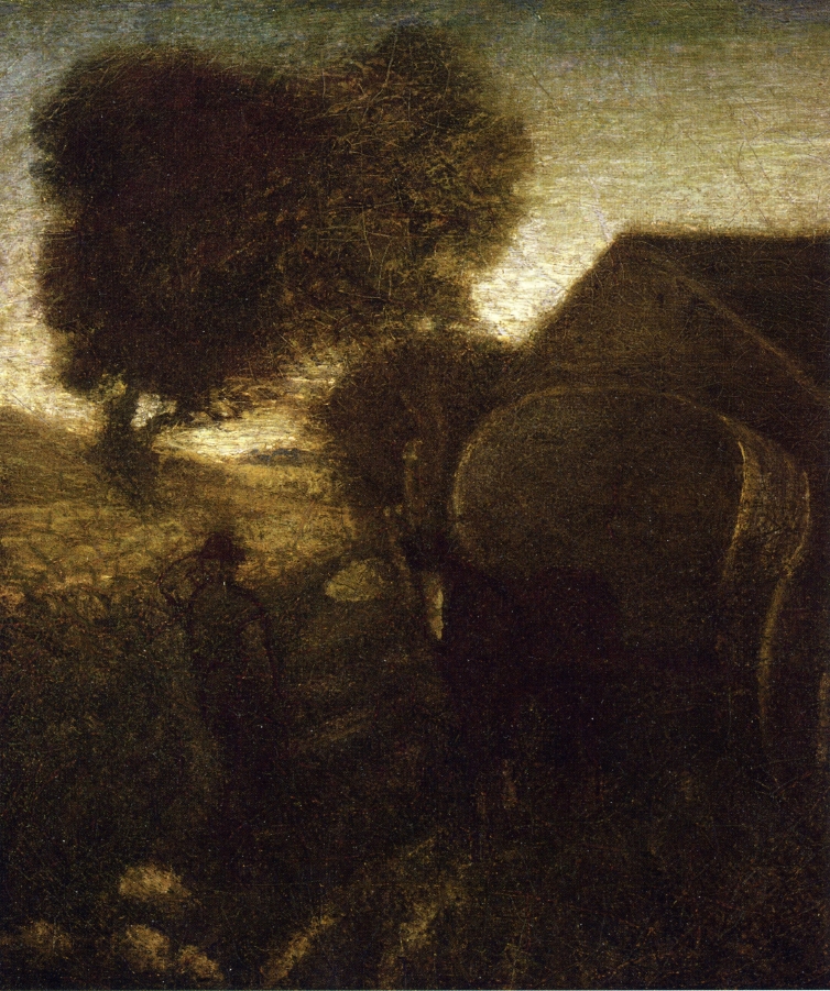 The Farmyard - Albert Pinkham Ryder Tablo