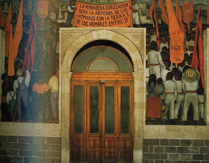 The Festival of The First of May (1923) – Diego Rivera Tablo