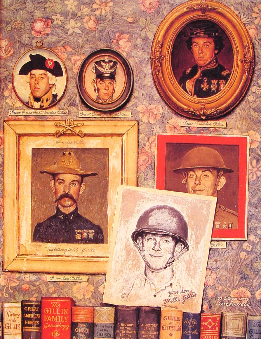 The Fighting Gillises (1944) - Norman Rockwell Tablo