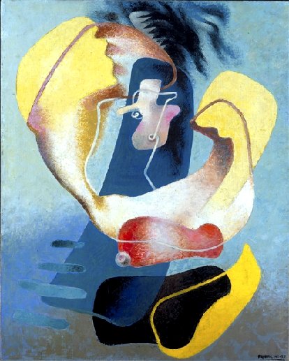 The Figure in Space (1937) – Enrico Prampolini Tablo