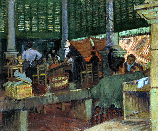 The Fish Market, Marseille (1904) - Raoul Dufy Tablo