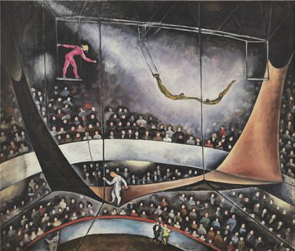 The Flying Trapeze (1925) – Alexander Calder Tablo
