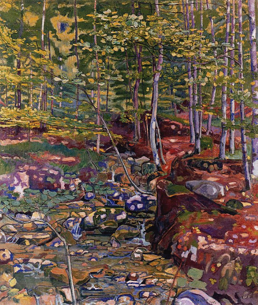 The Forest near Reichenbach (1903) – Ferdinand Hodler Tablo