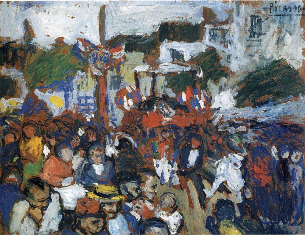 The Fourteenth of July (1901) - Pablo Picasso Tablo