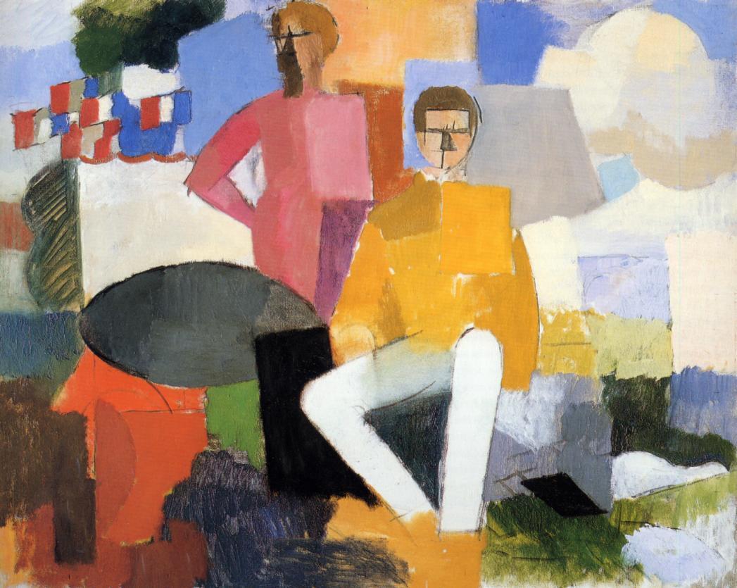 The Fourteenth of July (1914) - Roger de La Fresnaye Tablo